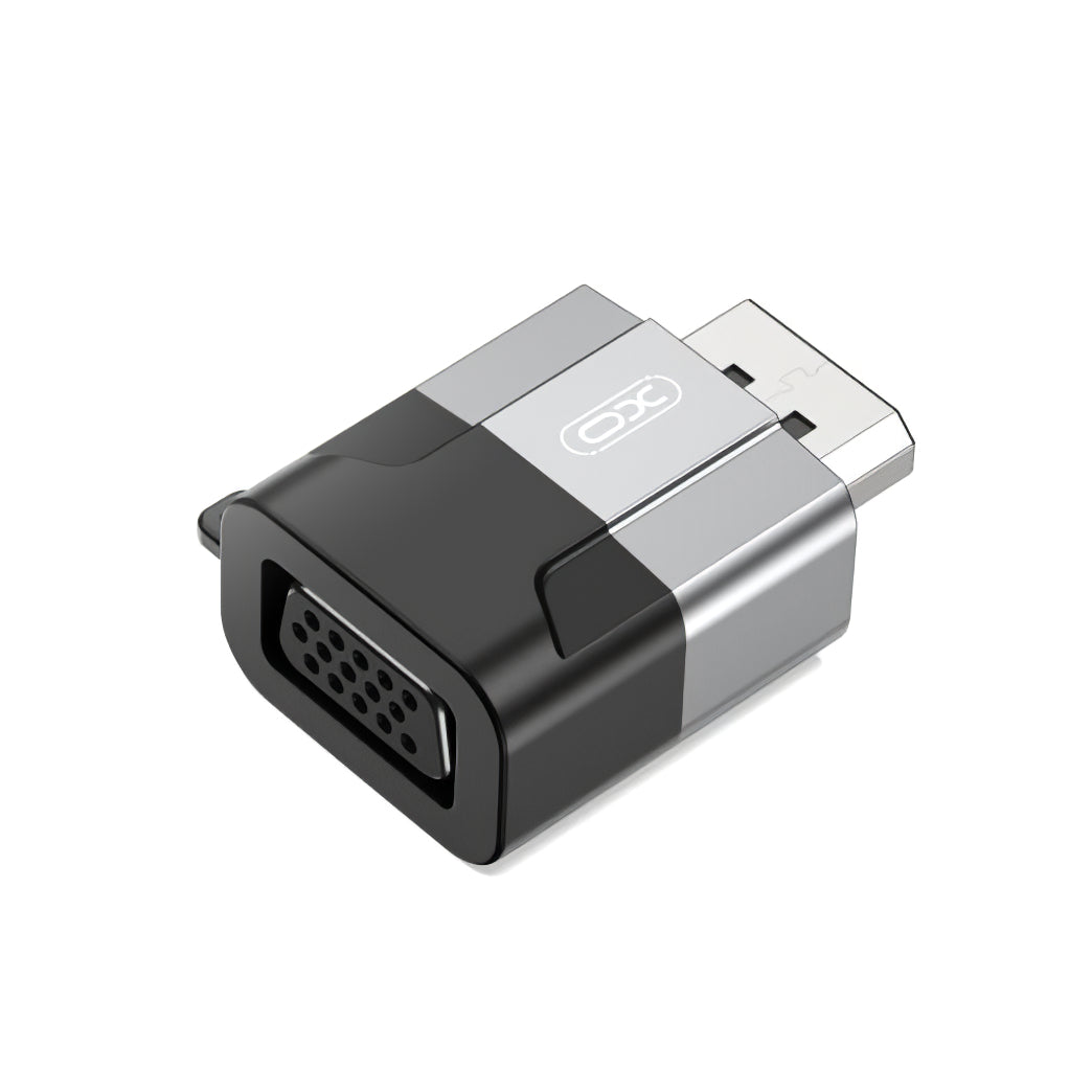 Video Adapter XO Design GB016, DisplayPort - VGA, Grey 