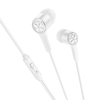 Handsfree 3.5mm HOCO M104, White 