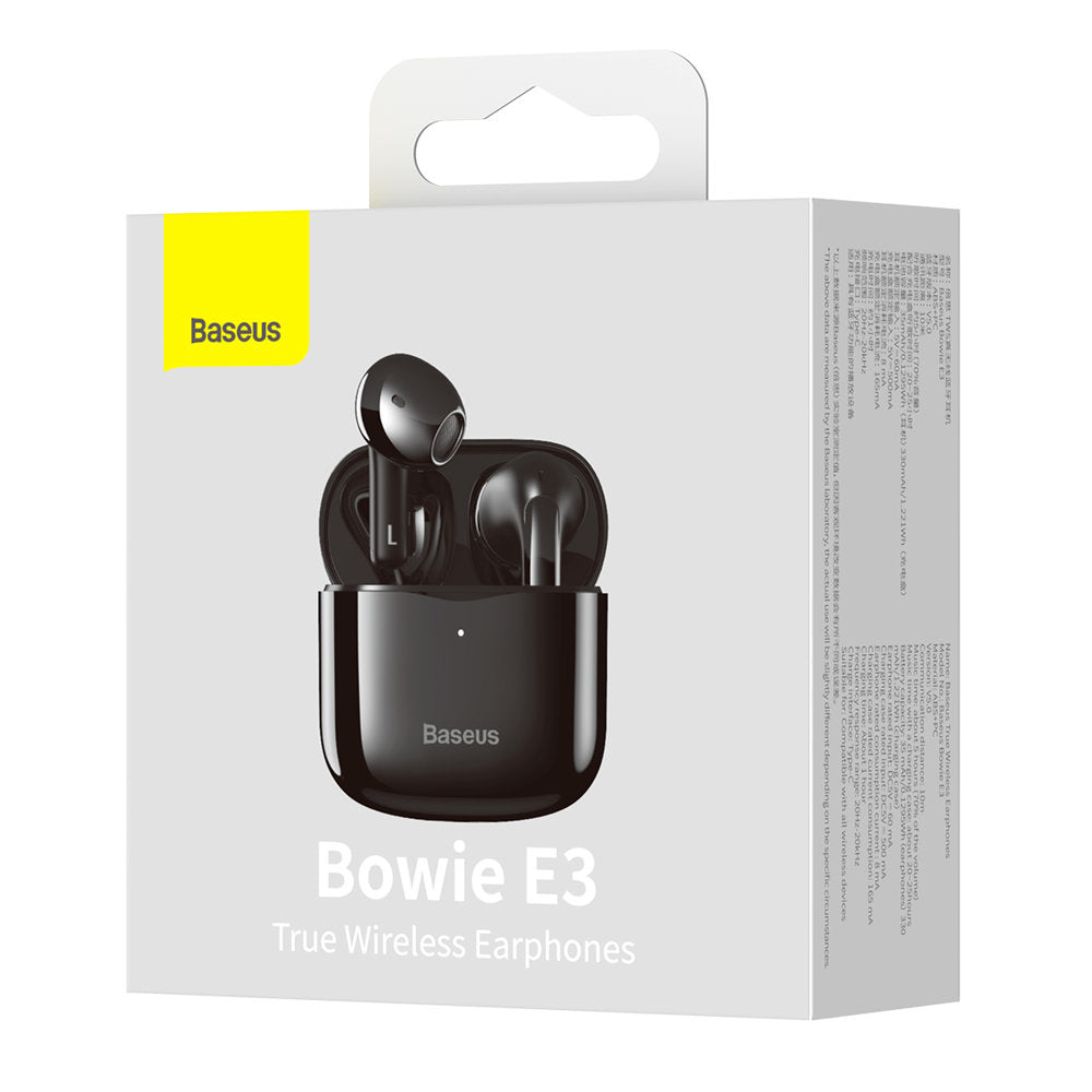 Handsfree Bluetooth Baseus E3, TWS, Black NGTWW080001 