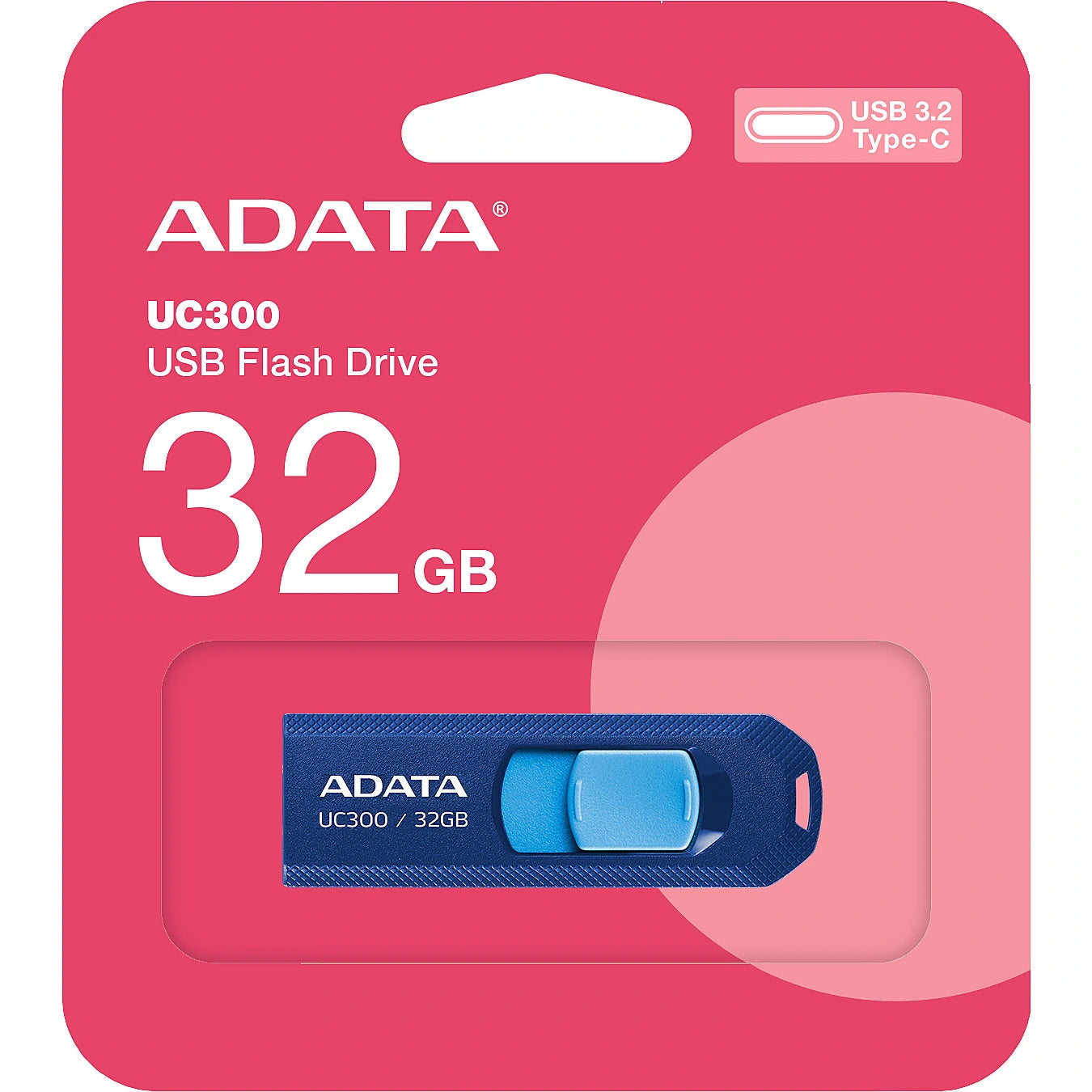 USB-C External Memory Adata UC300, 32Gb ACHO-UC300-32G-RNB ACHO-UC300-32G-RNB 
